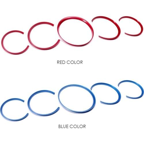 Car Interior Accessories Car Dashboard Meter Ring Covers Trim For-Porsche Cayenne 958 2011-2018