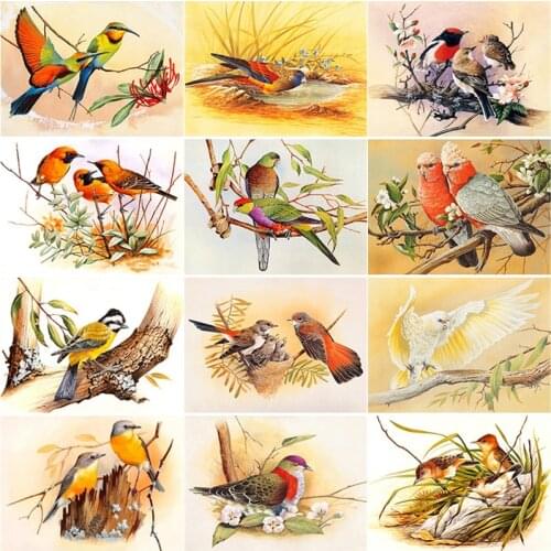 New 5D DIY Diamond Painting Parrot Diamond Embroidery Bird Animal Cross Stitch Full Square Round Drill Crafts Home Decor Gift