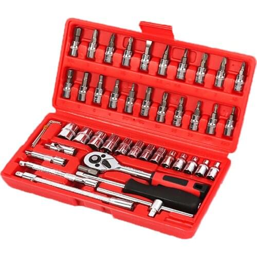 Car Repair Tool Ratchet Wrench Fast Repair Wrench Multifunction Set Auto Maintenance Car Tools Tire Removal Sleeve Tool