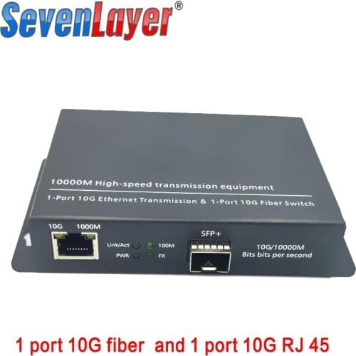 Free Shipping 10G switch sfp+ to sfp+ 10g media conerter switch ethernet switch gigabit 10gb switch fiber optic Long Distance
