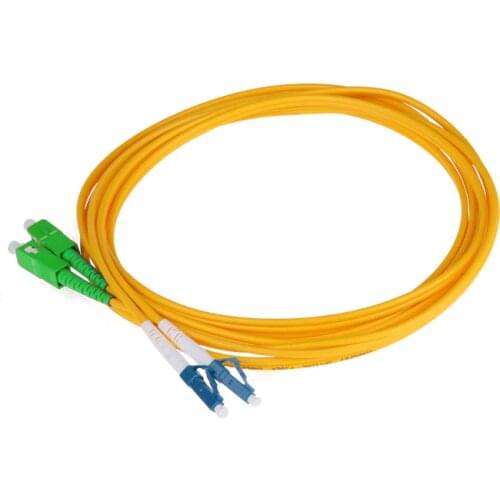 Free Shipping Fiber Optic patch jumper SC APC LC/UPC single mode Duplex 1-100m Custom made CATV Ftth Free Shipping