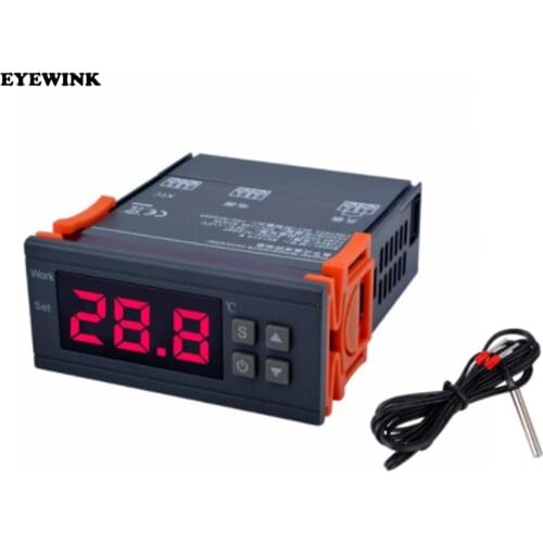 MH1210W Digital Temperature Controller -50-110 Celsius Degree Thermocouple Thermostat Refrigeration Heating Regulator 75*34*85mm