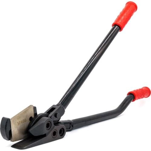 H400 Strapping Cutter Dismantling Scissors Packaging Heavy Duty for Up to 3mm Thickness and 55mm Width Steel Strap Durable Tool