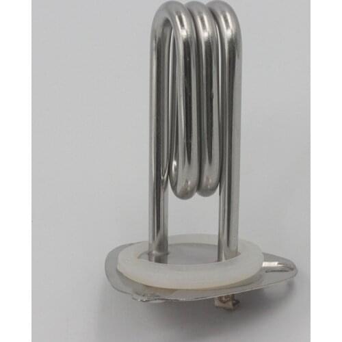 Isuotuo 85mm triangle cap 230v 2000w electric heating tube with temperature control hole stainless steel heating element boiler