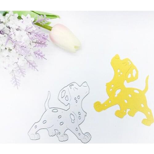 Julyarts 2019 Puppies Puppy Dog Dogs Metal Cutting Dies Stencil for DIY Scrapbooking Stamps Dies Embossing Paper Cards Making