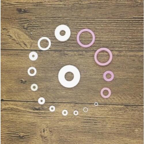 1mm-40mm ID Ceramic washer Alumina ceramic gasket High temperature ceramic ring Insulating washer Wear-resistant ceramic gasket