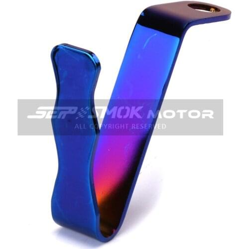 SMOK Motorcycle Helmet Hook Universal Stainless Steel Color Titanium Motorcycle Hook Rearview Mirror Seat Convenient Hook