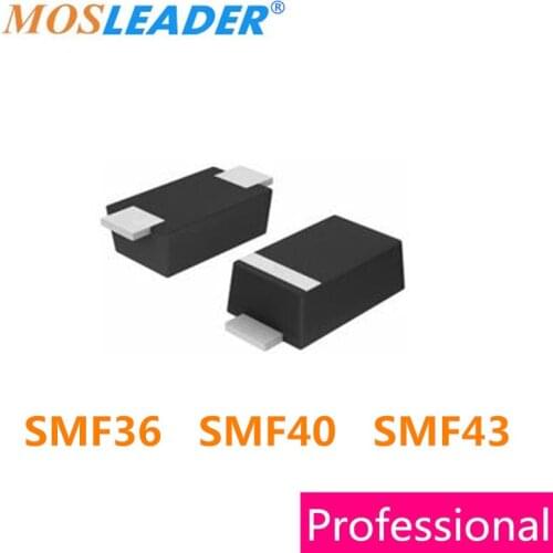 Mosleader 1000PCS SOD123F 1206 SMF36 SMF40 SMF43 SMF36A SMF36CA SMF40A SMF40CA SMF43A SMF43CA ESD 36V 40V 43V