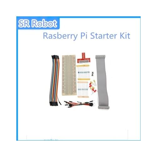 Rasberry Pi Starter Kit GPIO Cable T GPIO Extension Board Breadboard Jupont Cable Button Resistance DIY rpi electronics toy