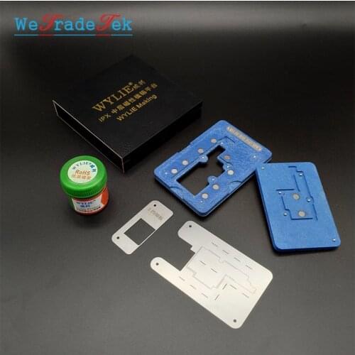 Motherboard Middle Layer Platform for Phone X Reballing Repair Platform With Solder Paste & Reballing Stencil