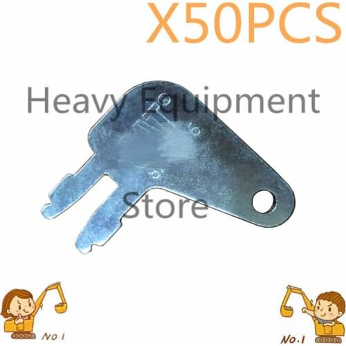 50Pcs key For 8398 8h5306 key logo 7N0718 8H-5306 Forked Keys For CAT Caterpillar Switch 8H5306 NEW