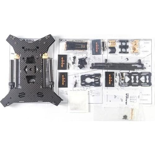 680 Daya 680 daya-680 Folding 4-Axis Carbon Fiber UAV H4 Quadcopter Frame w/Landing Gear for FPV RC Multicopter Drone Frame Kit