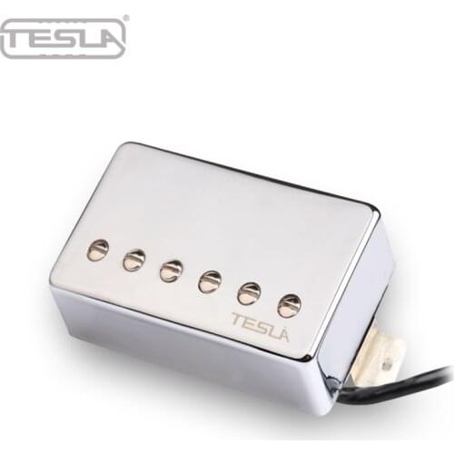 Tesla Opus-1 Humbucker Guitar Pickup, Alnico Wax Potted Pickup, Black Color, Neck or Bridge Position