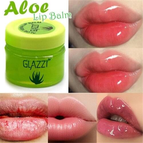 Hydrating Lip Base Primer Lip Balm Lipstick Long Lasting Moisturizing Lipstick Aloe Vera Lip Care T1030