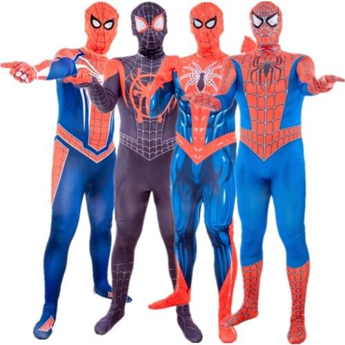 Adult Iron Spider-Man Myers Spider-Man Cosplay/Amazing Peter Parker Zentai Halloween Costume/Superhero Bodysuit