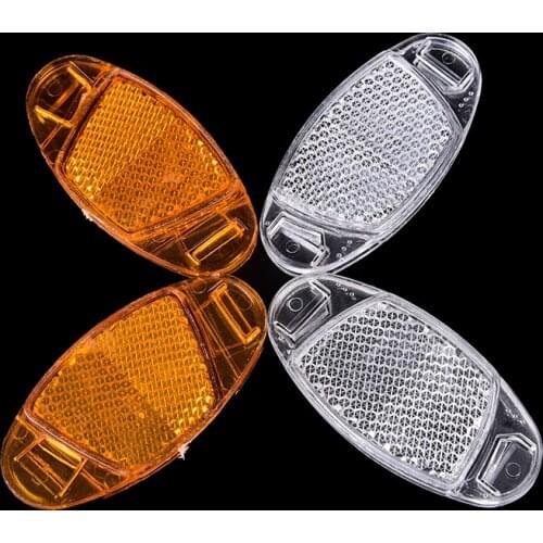 1pair Bicycle Warning Light Bicycle Bike Spoke Reflector Safety Warning Light Wheel Rim Reflective Mount Bicycle Accessories