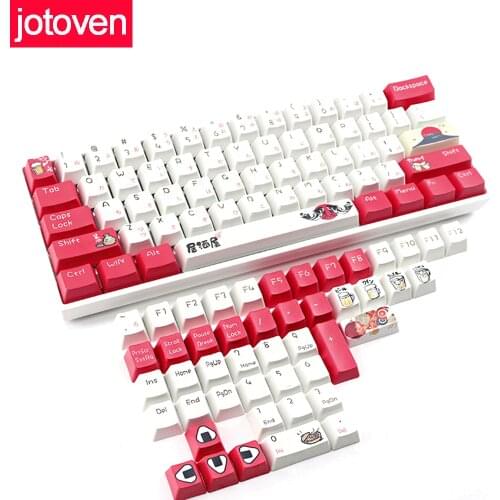 108 Key Caps Izakaya Keycaps PBT Keycap OEM Height Standard Five-Sided Sublimation Process Compatible with Cherry MX Japanese
