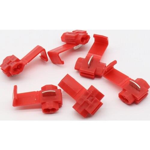 15xRed 801P3 Scotch Lock Quick Splice 22-18 AWG Wire Connector