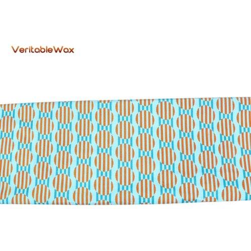 2020 Ankara African Polyester Wax Prints Fabric Veritable Real Wax High Quality 6 Yards African Fabric For Party Dress FP6195