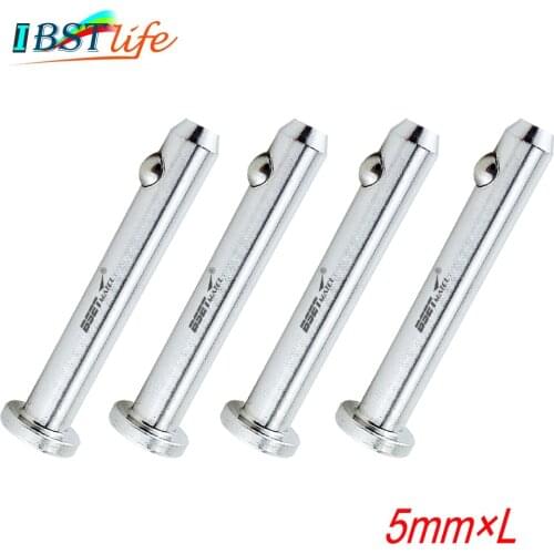 4X 5mm 316 Stainless Steel Dowel Pin Flat Head Cylindrical Pin Positioning Pins Quick Release Ball Pin Retainer Farm Lawn Garden