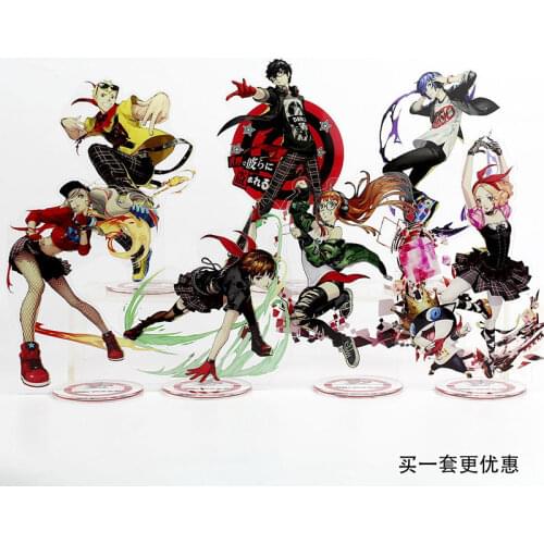 Anime Persona 5 Ren Amamiya Anne Takamaki Yusuke Kitagawa Acrylic Stand Figure Model Plate Display Tabletop Decor Cosplay Gift