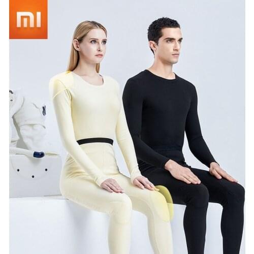 Xiaomi Aerogel Anti Static Warm Clothing Suit Autumn Clothes Skin-friendly Warm Men Women Winter Underwear Undershirt