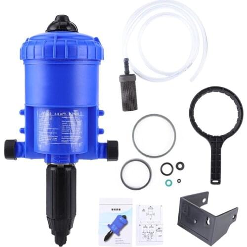 0.2%-2% Proportioning Pump Water Powered Dosing Pump Mixer Chemical Fertilizer Dispenser Proportioner Controllable Dosing Device