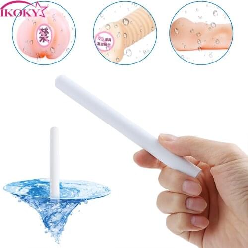 IKOKY Water Absorption Rod Deep Cleaning Male Masturbator Cleaning Rod Deodorization Masturbation Care Tool Diatomite