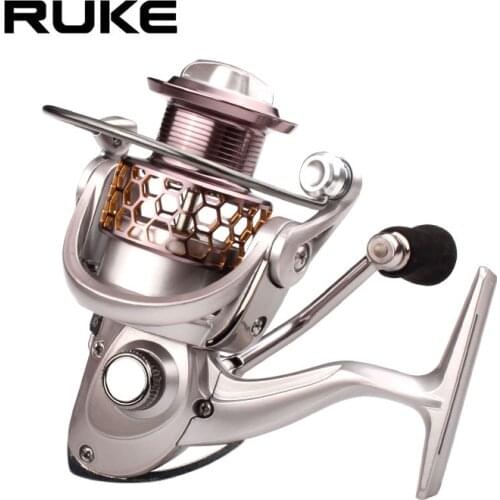 RUKE spinning reel High Quality 9+1 Bearing,5.2:1,Left and right hand interchange ,deep and light cup ,free shipping