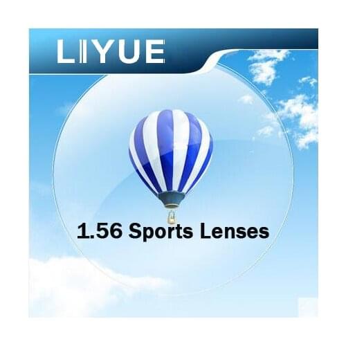 LIYUE index 1.56 clear lenses single vision prescription lens stronger for rimless frame eye glasses lenses myopia