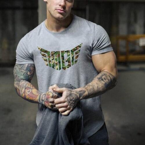 MACHINEFITNESS Mens Camouflage T-Shirts