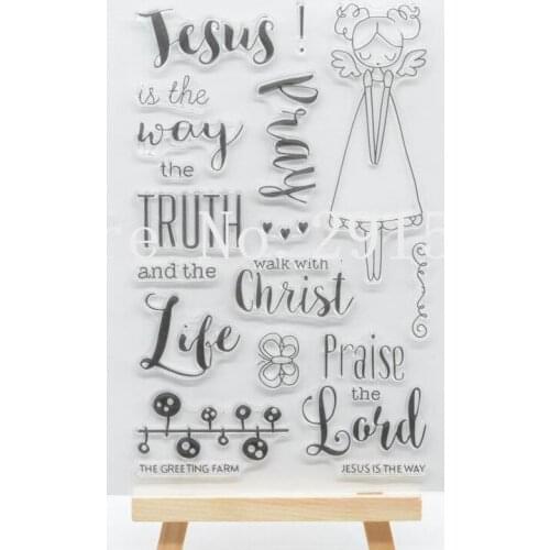 Little Fairy Scrapbook DIY photo cards account rubber stamp clear stamp transparent stamp 11x16cm CS2148