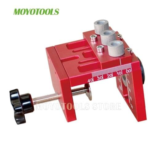 Multifunction Woodworking Doweling Jig Kit Adjustable Drilling Guide Puncher Locator For Furniture Connecting Carpentry Tools