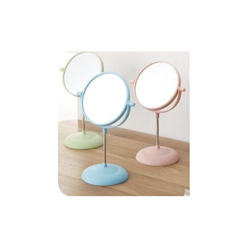 Desktop makeup mirror double side mirror Europe type portable folding princess dressing mirror large size 6 inches