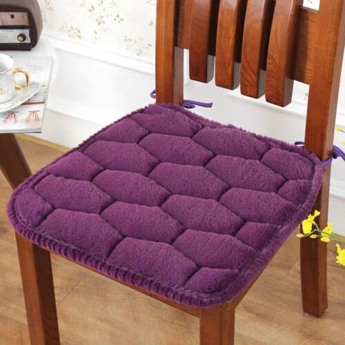Solid Winter Chair Cushion Comfortable Seat Pad Dinning Stool Cushion Horseshoe Soft Chair Cushion Hot Sale Sit Mat Home Decor