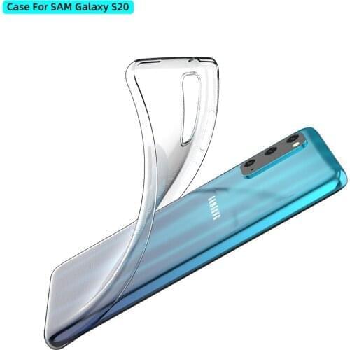 Clear Case for Samsung Galaxy S20 Transparent Soft TPU Clear Shockproof Phone Case for Samsung Galaxy S20 Protection Cover
