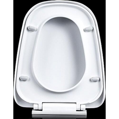 Toilet Seats Trapezoid U08H-PP Compression And Wear Resistance Ajustable Height PP Material White Thick