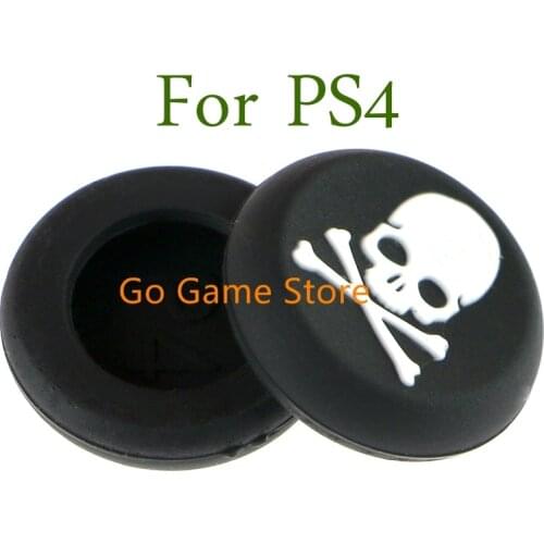 10pcs/lot For ps3 PS4 xbox360 xbox one Skull Head Silicone Thumb Grip Joystick Cap