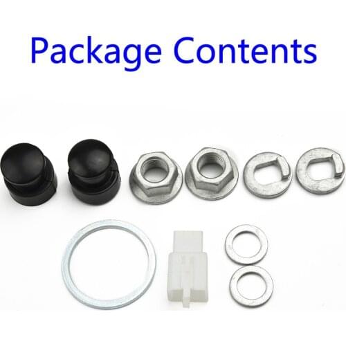 E Bikes Hub Motor Axle M12/ M14 Lock Nut Lock Washer Spacer Nut Cover E-bike Screw Cap For 500W-5000W Motors With 12/14mm Shaft