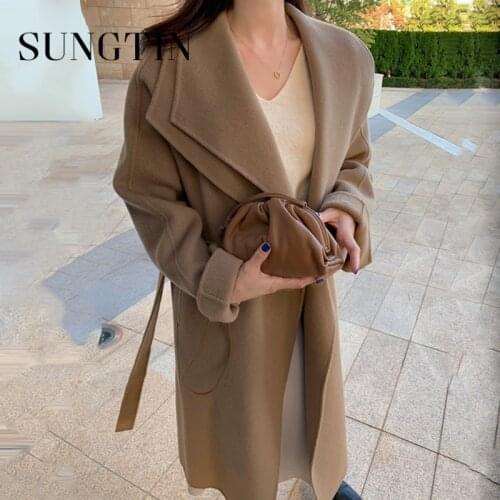 Sungtin Women's Straight Coats