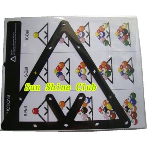 Xmlivet 6pcs/lot 8balls/9balls/10balls Billiards Pool Ball Invisible Rack Sheet/magic rack sheet Billiard supplies