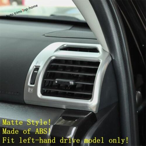 Yimaautotrims Front Air Conditioning AC Outlet Vent Frame Cover Trim ABS Fit For Toyota 4Runner 2010 - 2019 Interior Mouldings