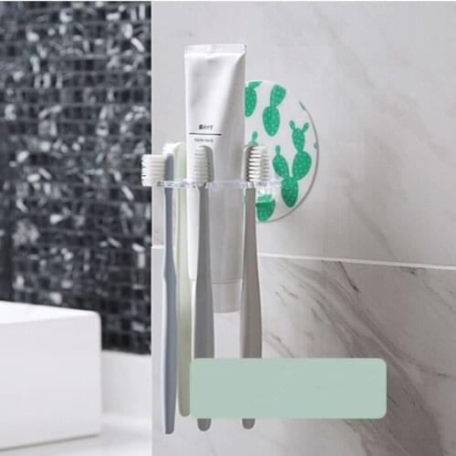 1P Green Cactu Multi-function Toothbrush Toothbrush Rack Toothpaste Whitening Teeth Whitening Toothpaste Oral Hygiene Toothpaste