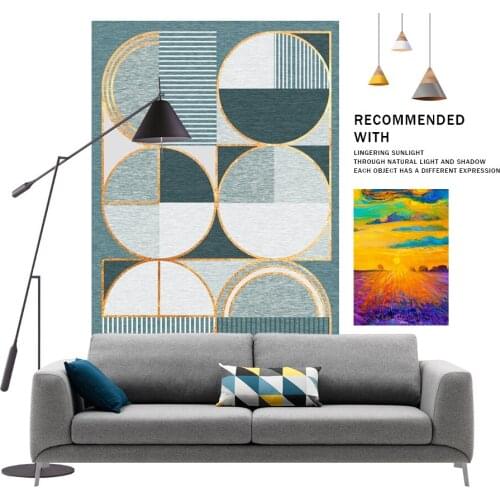 2020Fashion Modern Area Rugs Geometric Pattern Carpet Nordic Simple Living Room Coffee Table Room Bedroom Floor Rug Mat Tapestry