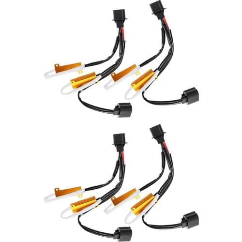 2pcs 50W H13 9008 Car Canbus Decoder Load Resistor Error Free Resistance Canceller Wiring Warning Canceller Decoder Light Error