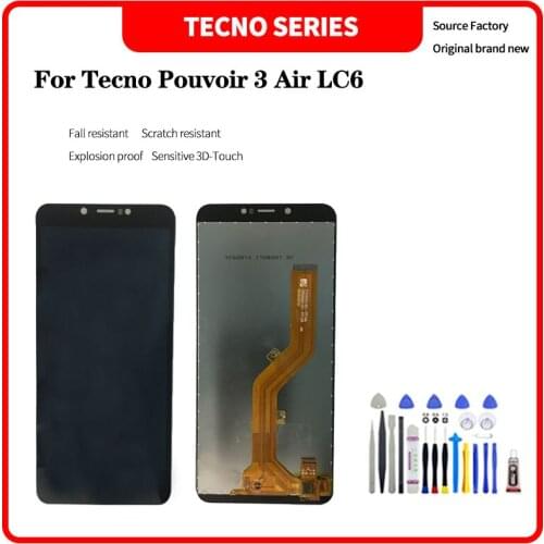 For infinix Tecno Pouvoir 3 Air LC6 LCD Display Touch Screen Digitizer Assembly For Tecno Pouvoir 3 Air LC6 lcd Replacement