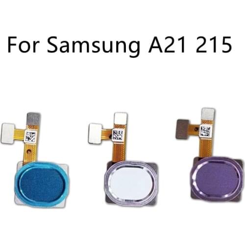 For Samsung Galaxy A21 A215 Fingerprint Scanner Flex Cable Touch Sensor ID Home Button Return Ribbon Flex Cable Repair Parts