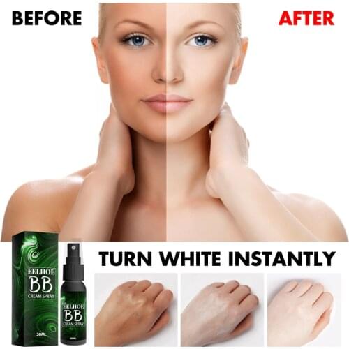 Eelhoe BB Cream Foundation Spray Light Face Makeup Brighten Concealer Waterproof Natural Lasting Basis Make Up Cosmetic TSLM1