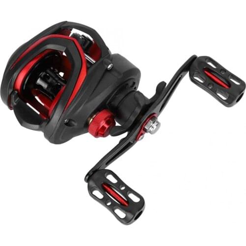 Spining/Baitcasting Reel 8:1:1 Fishing Reel Metal High Speed Bait Black Rose Long Shooting Left/Right Hand Magnetic Brake