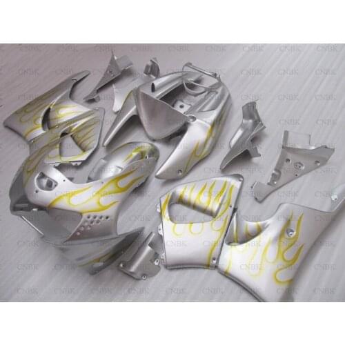 Fairing Kits for CBR 919 1998 CBR 919RR Fairings 98 CBR 919 Full Body Kits 1998 - 1999 Silver Yellow Frame
